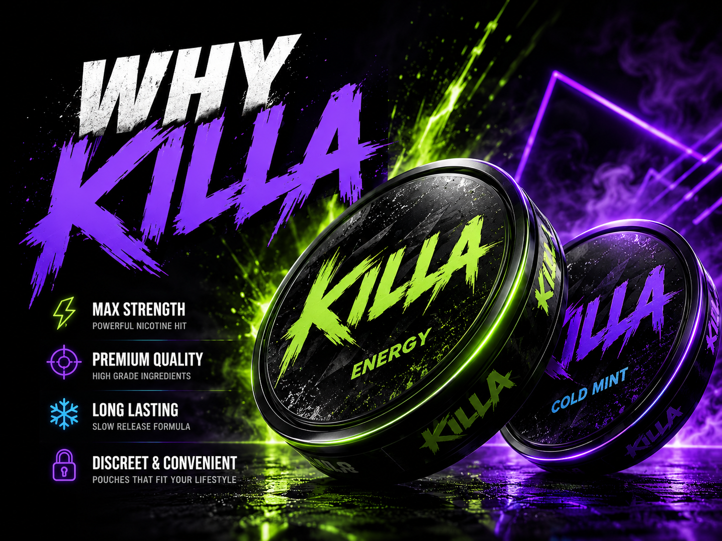 Why Killa nicotine pouches